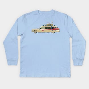 Ecto-1 Vintage Kids Long Sleeve T-Shirt